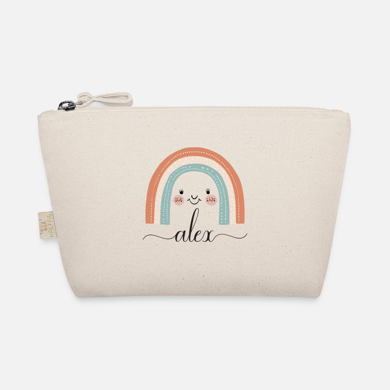 Alex! Rainbow, customizable Organic Pouch