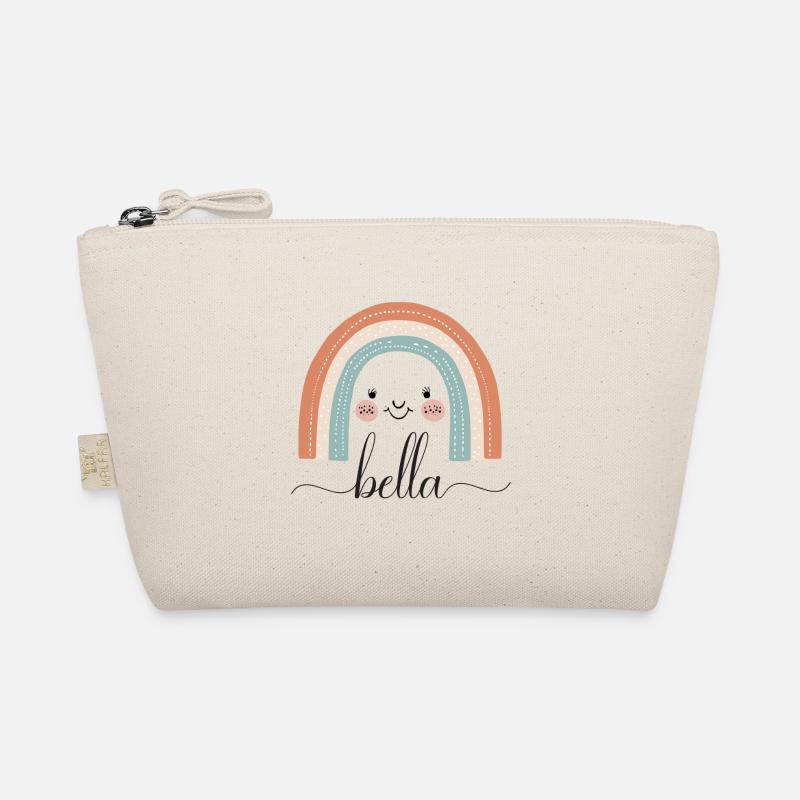 Bella! Regenbogen, personalisierbar Bio-Täschchen