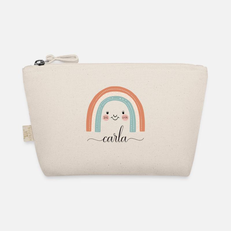 Carla! Rainbow design, customizable Organic Pouch