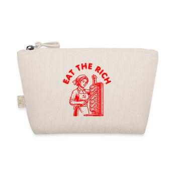 Eat the rich - Organic Pouch - nature - Front