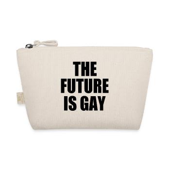 the future is gay - Organic Pouch - nature - Front