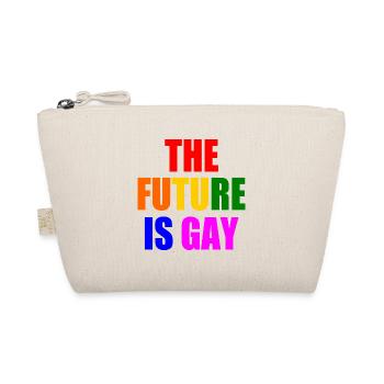 the future is gay - Organic Pouch - nature - Front