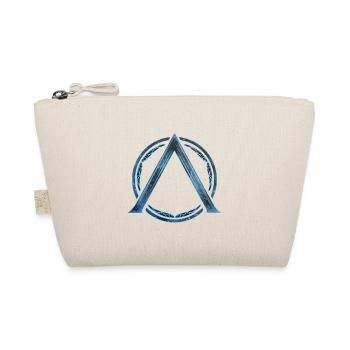 Sparta Lambda Symbol Blau Eis - Bio-Täschchen - Natur - Vorne