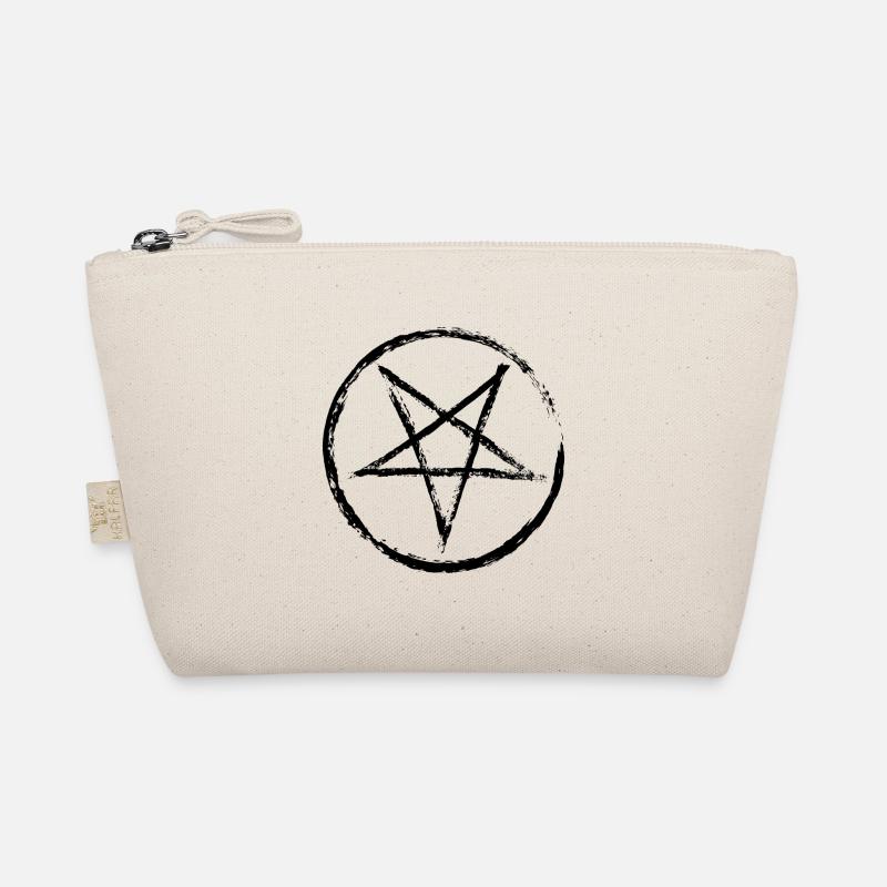 Abgenutztes Pentagramm Bio-Täschchen