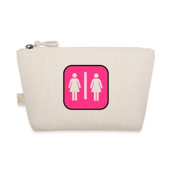 Duo Féminin Femmes Lesbienne LGBT - Trousse biologique - nature - Devant