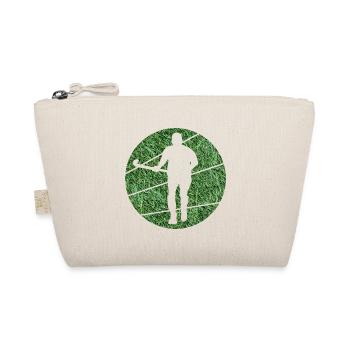 Field hockey Hockey "Artificial turf hockey players" - Organic Pouch - nature - Front