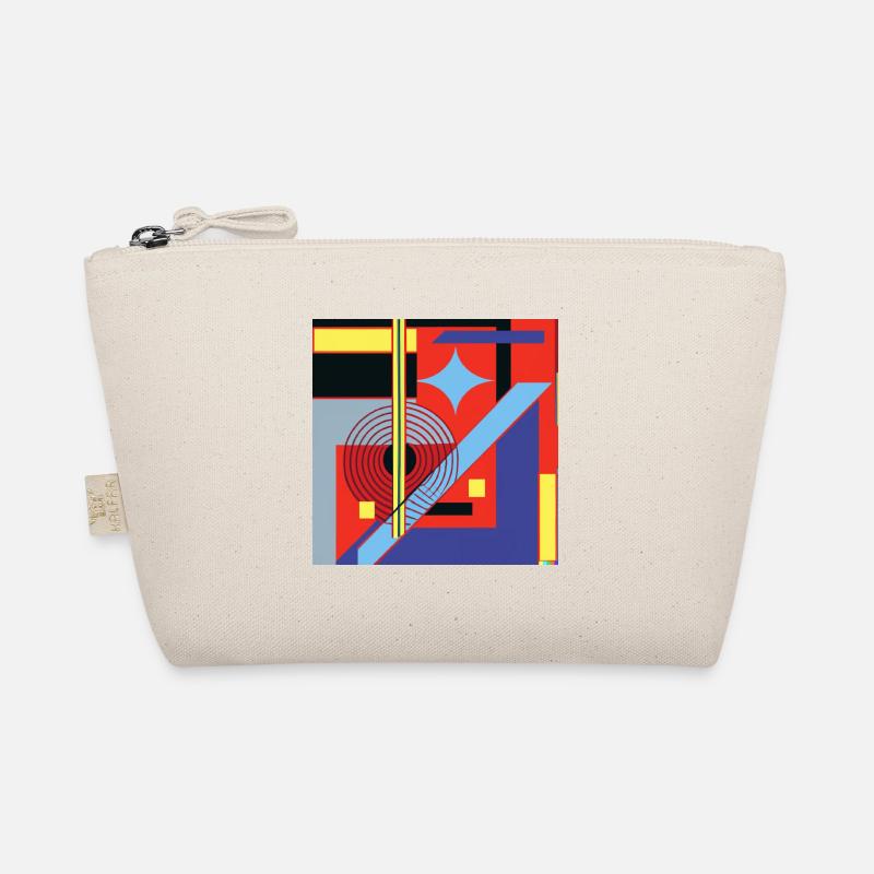Abstract Geometry Design Organic Pouch