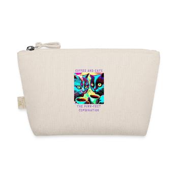 Coffee & Cats - The purr-fect combination - Organic Pouch - nature - Front