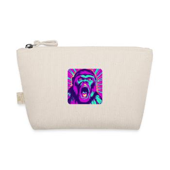 Explore the Abstract Monkey World - Organic Pouch - nature - Front