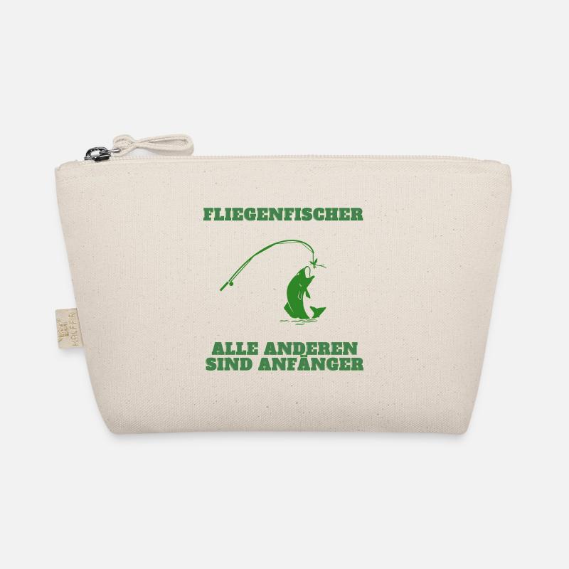 Fliegenfischen - Bio-Täschchen - Natur