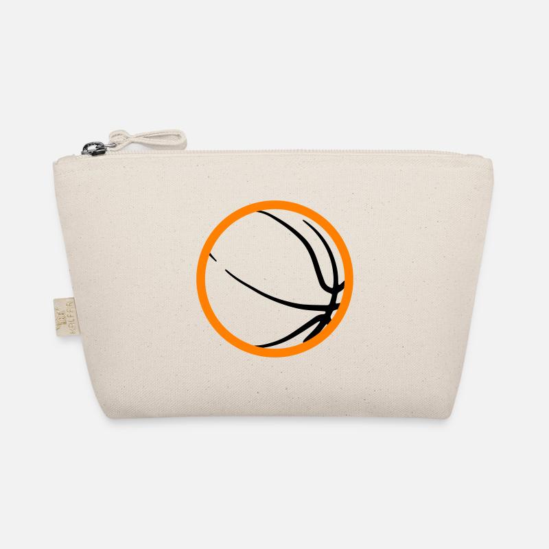 Abstract Basketball Design Organic Pouch
