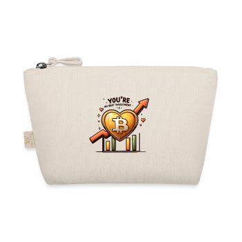 You are my best investment Bitcoin - Bio-Täschchen - Natur - Vorne