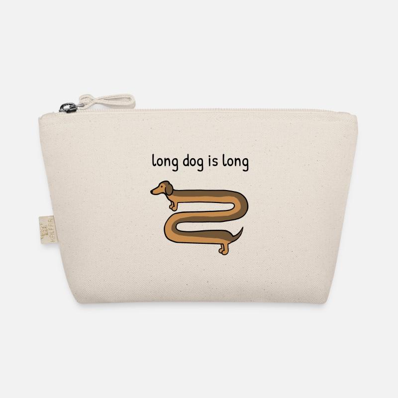 Langer Hund ist lang Bio-Täschchen