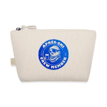 Sloth Apres Ski Team Saying - Organic Pouch - nature - Front
