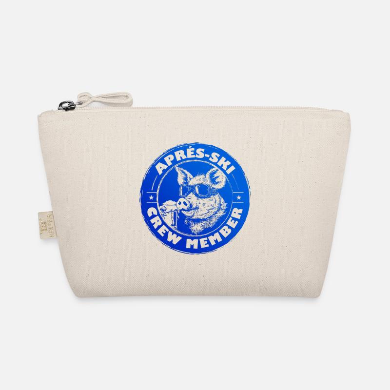 Pig Après Ski Sow Team Saying Organic Pouch