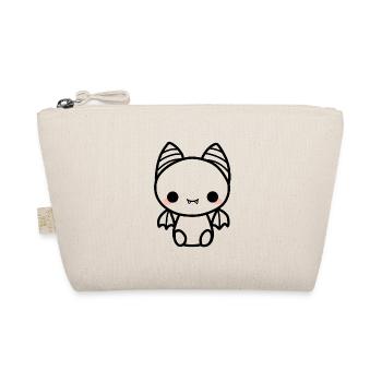 Cute bat - Organic Pouch - nature - Front