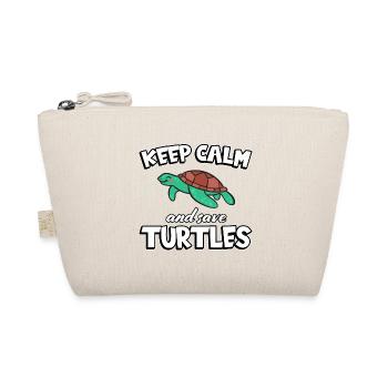 Save turtles cute turtle turtles - Organic Pouch - nature - Front