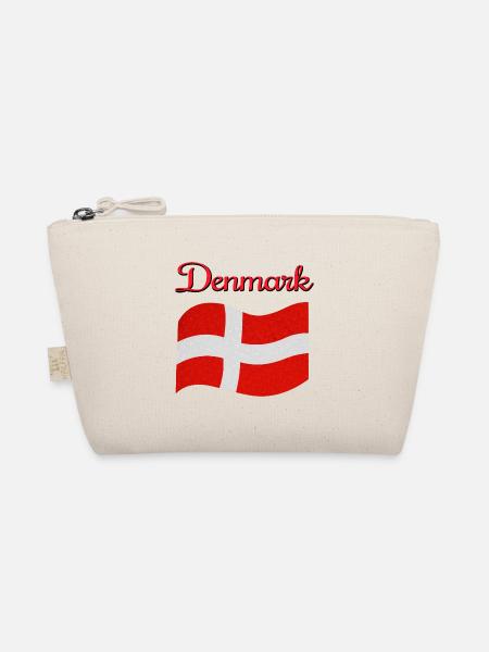 Flag of Denmark - Organic Pouch - nature - Front