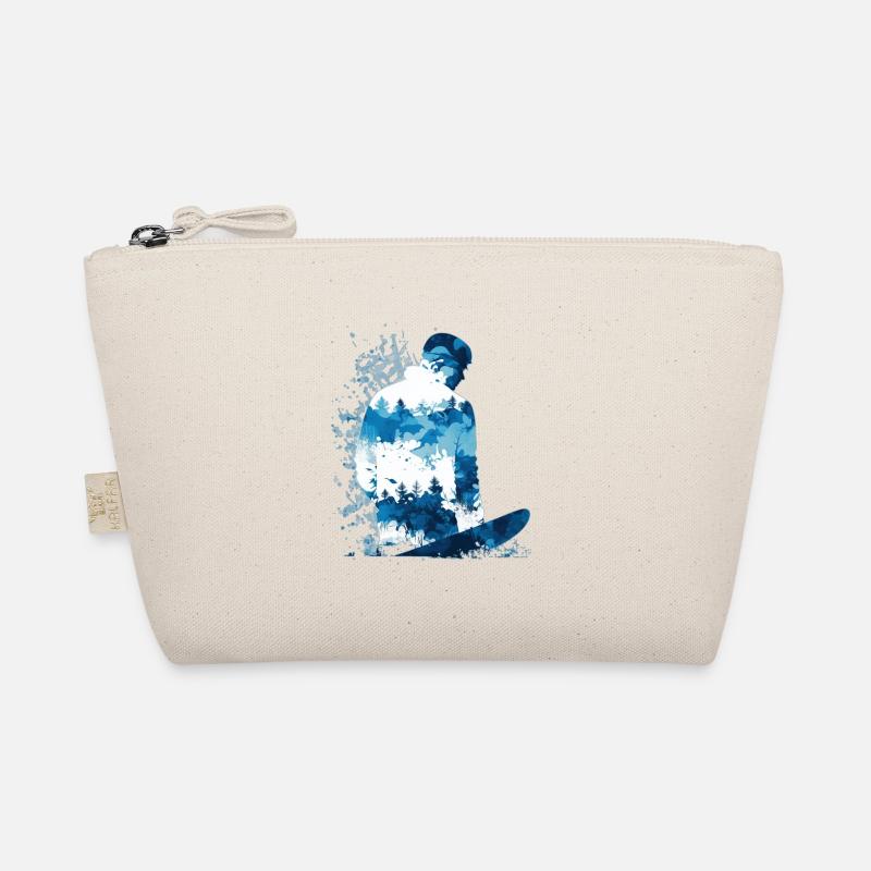 Snowboarder Abstract Trousse biologique