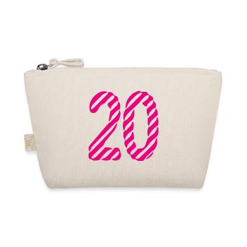 20. 20 ANS. 20e ANNIVERSAIRE. ANNIVERSAIRE 20 ANS. - Trousse biologique - nature - Devant