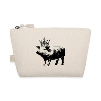 Truie Porcelet Couronne Drôle Cochon - Trousse biologique - nature - Devant