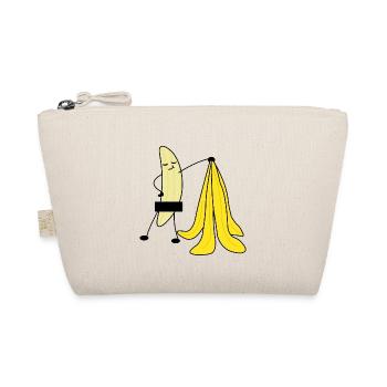 Crazy Banana, Banane lustige Bilder zensiert - Bio-Täschchen - Natur - Vorne