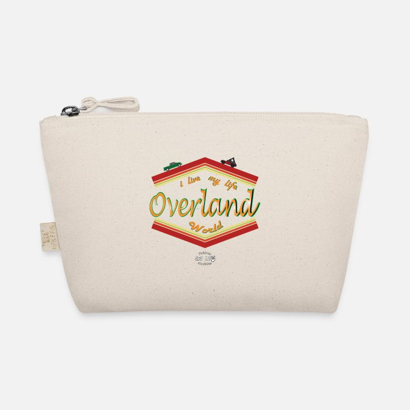 Overland lebe mein Leben - Bio-Täschchen - Natur