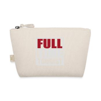 Full Time Tourist | Color changeable - Organic Pouch - nature - Front