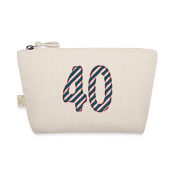 40. 40 YEARS. 40th ANNIVERSARY. 40TH ANNIVERSARY. - Organic Pouch - nature - Front