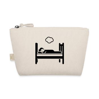 Schlafen Bett - Bio-Täschchen - Natur - Vorne