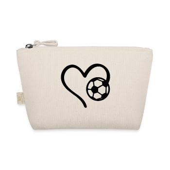 Cœur de football - Trousse biologique - nature - Devant