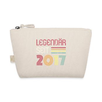 Legendär Seit 2017 Jahr Retro 17er Jahrgang - Bio-Täschchen - Natur - Vorne