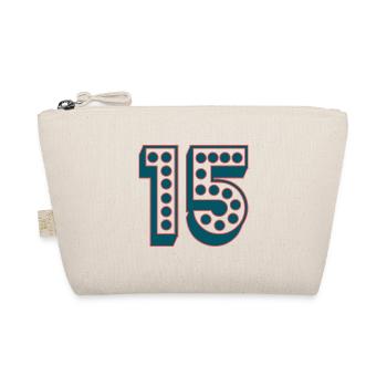 15. 15 ANS. 15e ANNIVERSAIRE. ANNIVERSAIRE 15 ANS. - Trousse biologique - nature - Devant