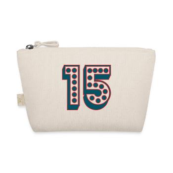 15. 15 ANS. 15e ANNIVERSAIRE. ANNIVERSAIRE 15 ANS. - Trousse biologique - nature - Devant