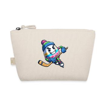 Oeuf de Pâques design de hockey sur glace pour les joueurs de hockey sur glace et - Trousse biologique - nature - Devant