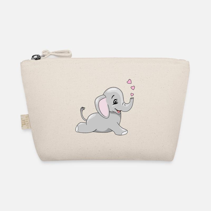 Couché heureux bébé éléphant Trousse biologique