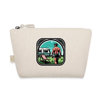 Camping holidaymakers - Organic Pouch - nature - Front