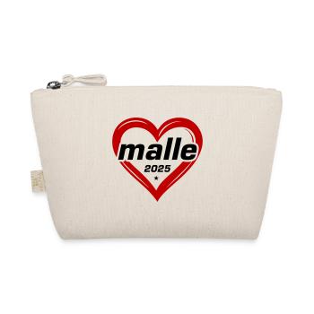 Malle 2025 Herz Liebe - Bio-Täschchen - Natur - Vorne
