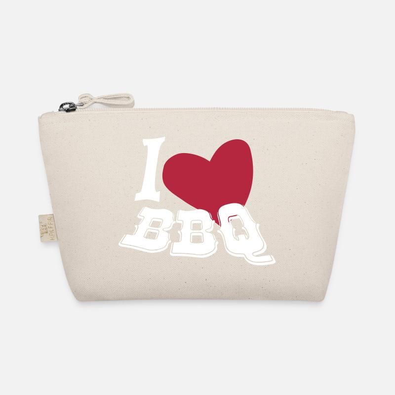 I love BBQ - Organic Pouch - nature