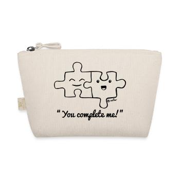 You Complete Me - Bio-Täschchen - Natur - Vorne
