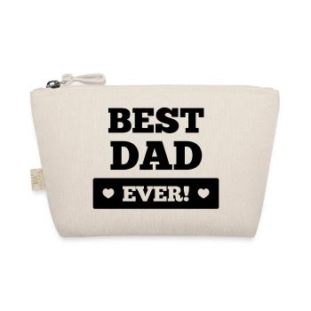 Best dad ever - Organic Pouch - nature - Front