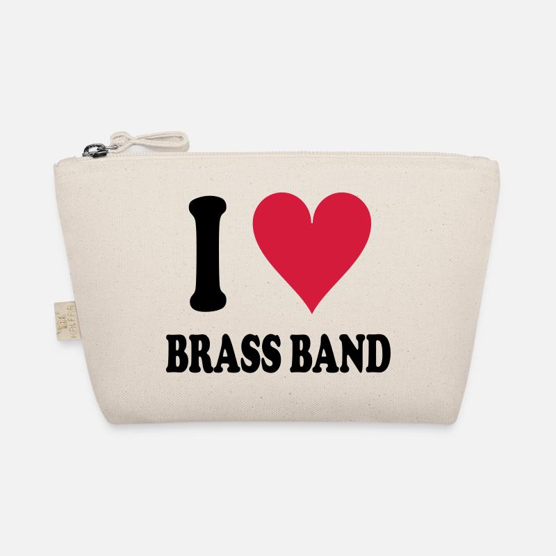 I love Brass Band Bio-Täschchen