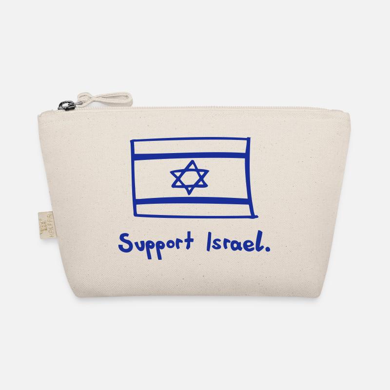 SUPPORT ISRAEL - Bio-Täschchen - Natur