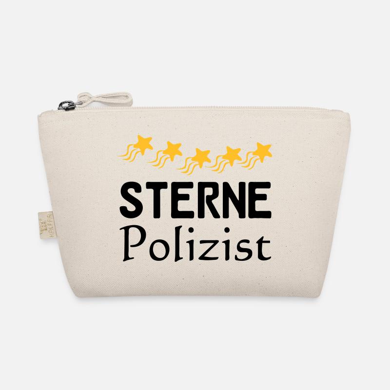 Sterne Polizist Geschenk Bio-Täschchen