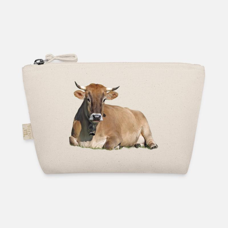 Ruhendes Rind Bio-Täschchen