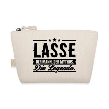 Mann Mythos Legende Lasse - Bio-Täschchen - Natur - Vorne