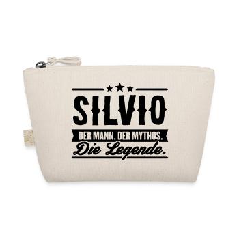 Mann Mythos Legende Silvio - Bio-Täschchen - Natur - Vorne