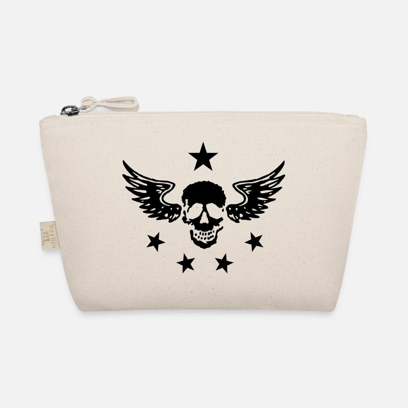 Skull & Wings 01 Organic Pouch
