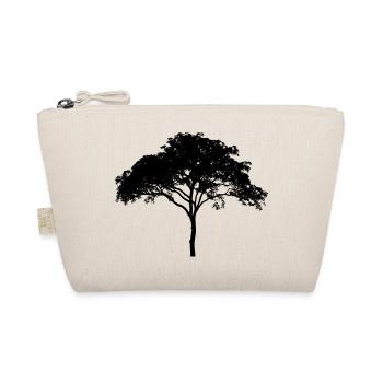 Tree of life with branches, leaves + trunk - Organic Pouch - nature - Front