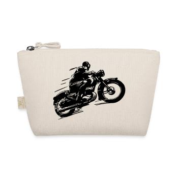 Moto classique vélo003 - Trousse biologique - nature - Devant